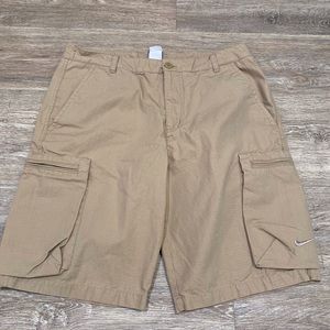 Nike Tan Cargo Shorts for Men